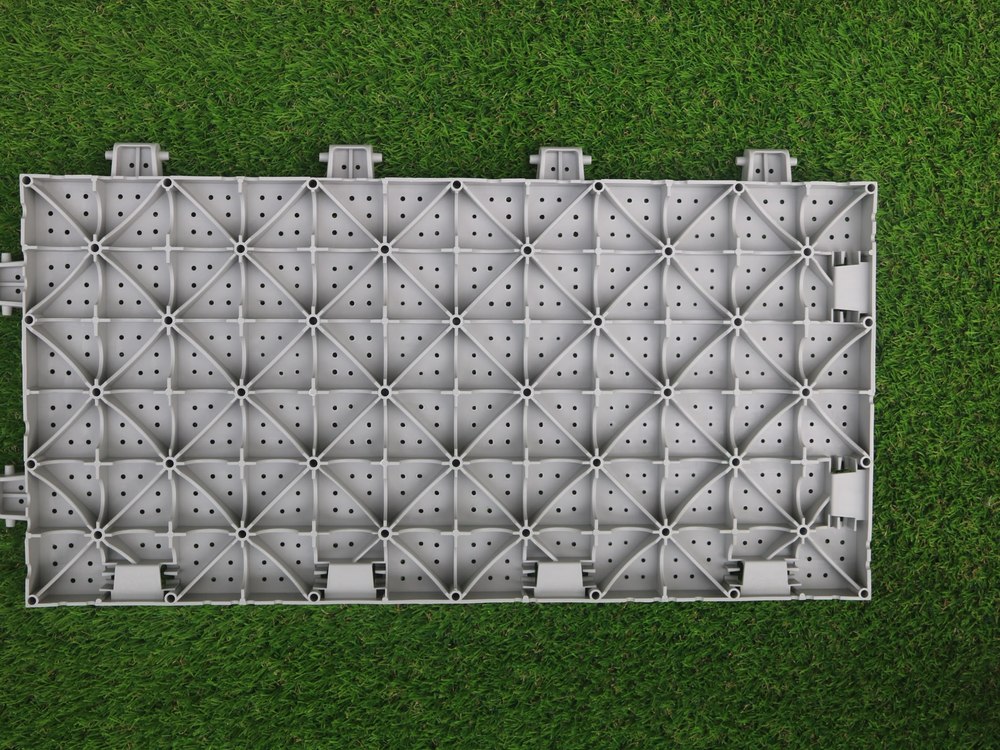 Piso industrial modular Alaska — instalación