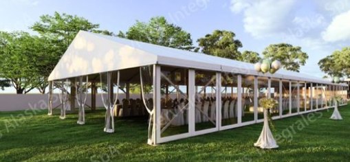 Render referencial — carpa de eventos 360 m2
